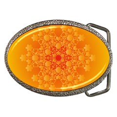 Fractal Yellow Orange Belt Buckles by Dutashop