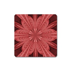 Background Floral Pattern Square Magnet by Dutashop