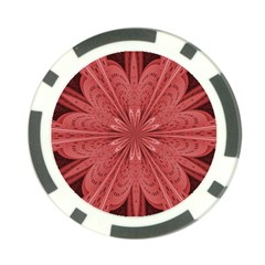 Background Floral Pattern Poker Chip Card Guard (10 Pack) by Dutashop