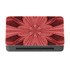 Background Floral Pattern Memory Card Reader With Cf