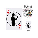 Mobile Phone Addiction Concept Drawing Playing Cards 54 Designs (Mini) Front - Heart3