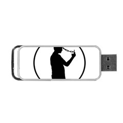 Mobile Phone Addiction Concept Drawing Portable Usb Flash (one Side) by dflcprintsclothing