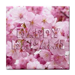 Cherry Blossom Photography Happy Hanami Sakura Matsuri Tile Coaster