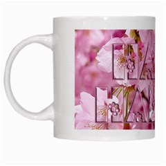 Cherry Blossom Photography Happy Hanami Sakura Matsuri White Mugs