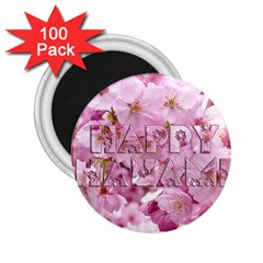 Cherry Blossom Photography Happy Hanami Sakura Matsuri 2.25  Magnets (100 pack) 