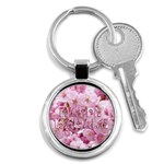 Cherry Blossom Photography Happy Hanami Sakura Matsuri Key Chain (Round) Front