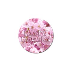 Cherry Blossom Photography Happy Hanami Sakura Matsuri Golf Ball Marker (10 pack)