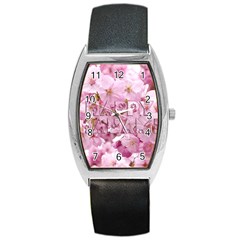 Cherry Blossom Photography Happy Hanami Sakura Matsuri Barrel Style Metal Watch