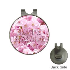 Cherry Blossom Photography Happy Hanami Sakura Matsuri Hat Clips with Golf Markers