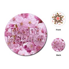 Cherry Blossom Photography Happy Hanami Sakura Matsuri Playing Cards Single Design (round)