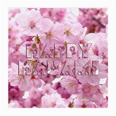 Cherry Blossom Photography Happy Hanami Sakura Matsuri Medium Glasses Cloth (2 Sides)