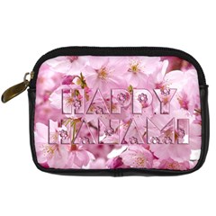 Cherry Blossom Photography Happy Hanami Sakura Matsuri Digital Camera Leather Case by yoursparklingshop