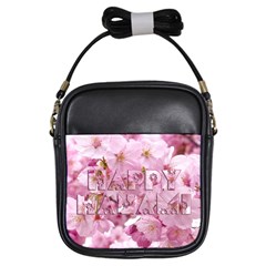 Cherry Blossom Photography Happy Hanami Sakura Matsuri Girls Sling Bag