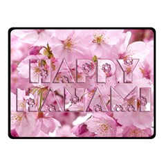 Cherry Blossom Photography Happy Hanami Sakura Matsuri Fleece Blanket (Small)