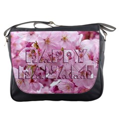 Cherry Blossom Photography Happy Hanami Sakura Matsuri Messenger Bag