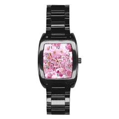 Cherry Blossom Photography Happy Hanami Sakura Matsuri Stainless Steel Barrel Watch