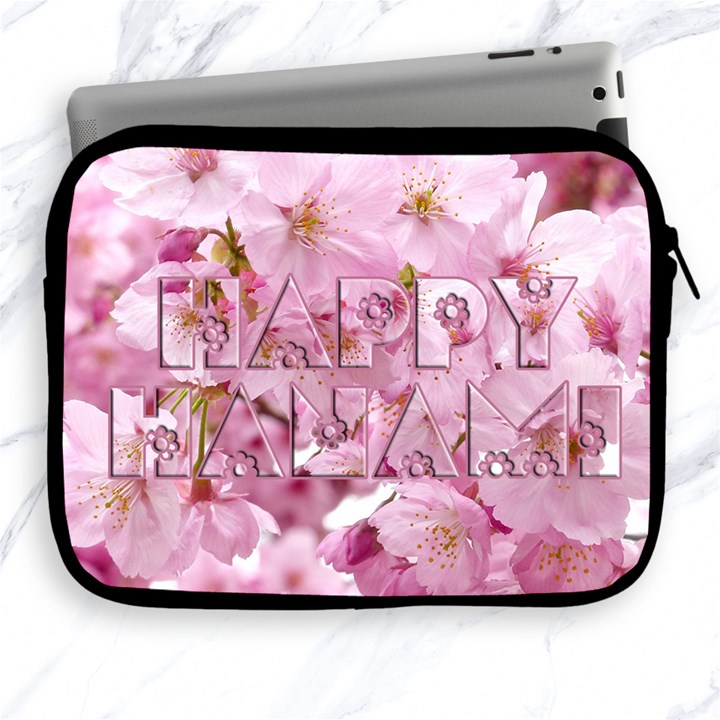 Cherry Blossom Photography Happy Hanami Sakura Matsuri Apple iPad 2/3/4 Zipper Cases