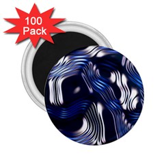 Structure Blue Background 2 25  Magnets (100 Pack)  by Dutashop