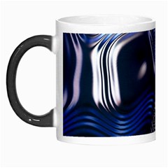 Structure Blue Background Morph Mugs by Dutashop