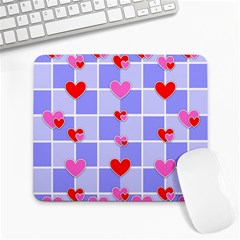 Love Hearts Valentine Decorative Large Mousepads