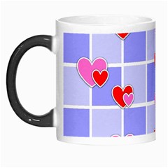 Love Hearts Valentine Decorative Morph Mugs by Dutashop