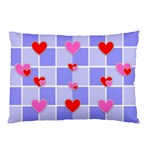 Love Hearts Valentine Decorative Pillow Case (Two Sides) Front