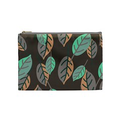 Leaf Brown Cosmetic Bag (medium) by Dutashop