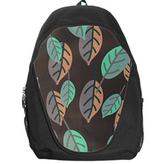 Leaf Brown Backpack Bag by Dutashop