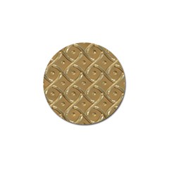 Gold Background Modern Golf Ball Marker (10 Pack)