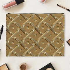 Gold Background Modern Cosmetic Bag (xl)