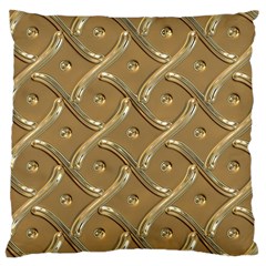 Gold Background Modern Large Cushion Case (two Sides)