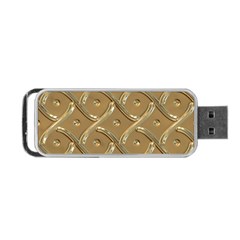 Gold Background Modern Portable Usb Flash (one Side) by Dutashop