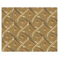 Gold Background Modern Double Sided Flano Blanket (medium) 