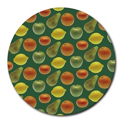 Background Fruits Several Round Mousepads by Dutashop