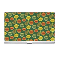 Background Fruits Several Business Card Holder