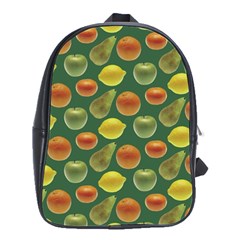 Background Fruits Several School Bag (large) by Dutashop