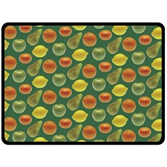 Background Fruits Several Double Sided Fleece Blanket (large)  by Dutashop