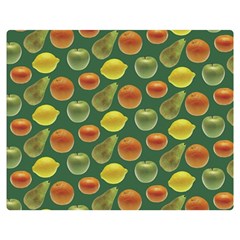 Background Fruits Several Double Sided Flano Blanket (medium)  by Dutashop