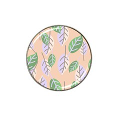 Leaf Pink Hat Clip Ball Marker