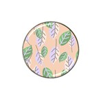 Leaf Pink Hat Clip Ball Marker (4 pack) Front