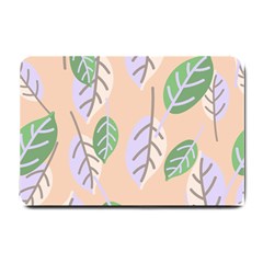 Leaf Pink Small Doormat  by Dutashop