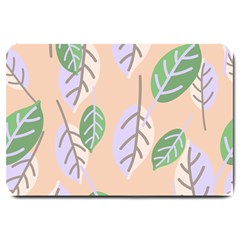 Leaf Pink Large Doormat  by Dutashop