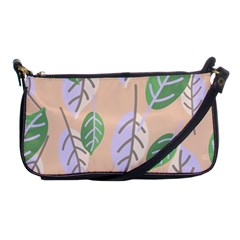 Leaf Pink Shoulder Clutch Bag by Dutashop