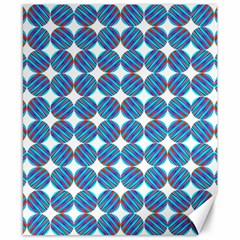 Geometric Dots Pattern Canvas 8  X 10  by Dutashop