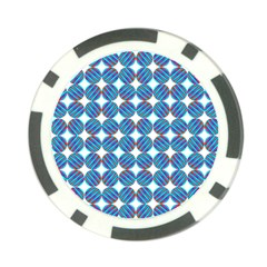 Geometric Dots Pattern Poker Chip Card Guard by Dutashop