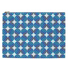 Geometric Dots Pattern Cosmetic Bag (xxl) by Dutashop