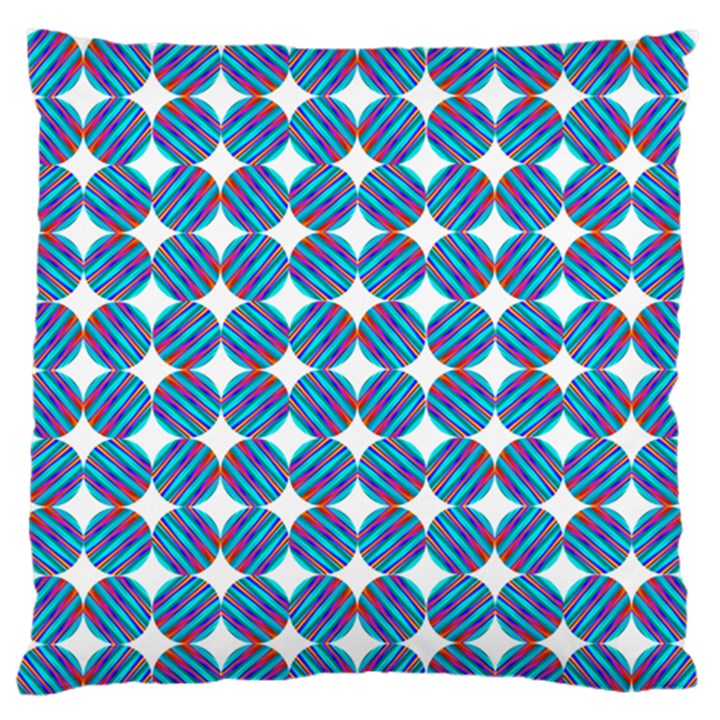 Geometric Dots Pattern Standard Flano Cushion Case (Two Sides)