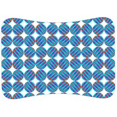 Geometric Dots Pattern Velour Seat Head Rest Cushion