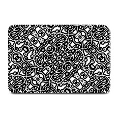 Interlace Black And White Pattern Plate Mats