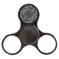 Interlace Black And White Pattern Finger Spinner by dflcprintsclothing